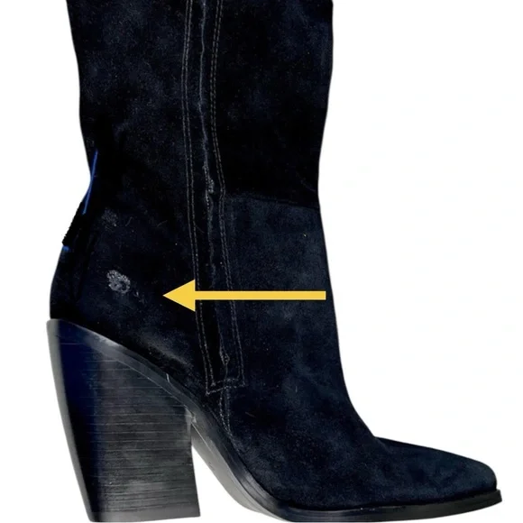 Sam Edelman Annabel Knee High Suede Boot, Color Black, Size 5, NWOT‎